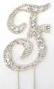 Diamante Letter - F